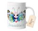 timalo® Tasse mit Namen bedrucken lassen | Schmetterling Tiere Personalisierte Tasse mit Wunschname für Kinder Geschenktasse Jungen | mug-t2-31