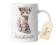 timalo® Tasse mit Namen bedrucken lassen | Lux Tiere Personalisierte Tasse mit Wunschname für Kinder Geschenktasse Jungen und Mädchen | mug-t2-33