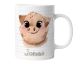 timalo® Tasse mit Namen bedrucken lassen | Motiv Schwein Tiere Personalisierte Kindertasse mit Wunschname für Kinder Geschenktasse | mug-t-47