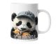 Personalisierte Kaffeetasse Süßer Panda mit Teddy | Keramik Becher mit Namen – lustige Tiermotiv Tasse, Geschenkidee für Männer, Frauen, Kinder & Kollegen – spülmaschinenfest, 330ml