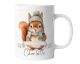 timalo® Tasse personalisiert mit Namen Geschenk „Frohe Weihnachten“ Kaffeetasse Jungen und Mädchen - Eichhörnchen-1