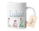 timalo® Tasse mit Namen | Dinosaurier Personalisierte Tasse mit Dino Motiv und Wunschname Geschenk Weihnachten Nikolaus für Kinder Weihnachtsgeschenk | mug-tx-12