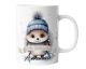 Weihnachtstasse mit Namen | Tasse zu Weihnachten Igel | mug-txZ-126