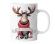 Weihnachtstasse mit Namen | Tasse zu Weihnachten Elch | mug-txZ-130