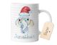 timalo® Tasse mit Namen Geschenk Weihnachten Nikolaus | Motiv Elefant Tiere Personalisierte Kindertasse mit Wunschname für Kinder Geschenktasse Jungen | mug-tx-3
