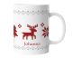 Weihnachtstasse mit Namen | Tasse zu Weihnachten Rentier Nordisch | mug-xmasZ-6