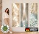 Wandbilder selbstklebend im 3er-Set | Meereshöhle Wandtattoo blasenfrei für Wohnzimmer Schlafzimmer