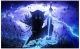 timalo® Robustes Gamerposter mit Namen personalisiert | Coole Gaming Wanddeko mit Gamer Bild für die Wand | Deko Poster XXL Wandbild | Fantasy Wolf Kämpfer im Sturm | Motiv 47