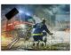 Schreibtischunterlage personalisiert mit Namen | Feuerwehr im Einsatz | stabile, abwischbare Schreibunterlage für Kinder Acrylglas Kunststoff