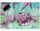 Gaming Schreibtischunterlage personalisiert mit Namen | wasserfeste Schreibunterlage, abwischbar, hochwertiges Acrylglas, Gamer Teenager Kunststoff | Graffiti Mädchen
