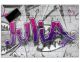 Gaming Schreibtischunterlage personalisiert mit Namen | wasserfeste Schreibunterlage, abwischbar, hochwertiges Acrylglas, Gamer Teenager Kunststoff | Graffiti Mädchen