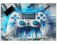 Gaming Schreibtischunterlage personalisiert mit Namen | wasserfeste Schreibunterlage, abwischbar, hochwertiges Acrylglas, Gamer Teenager Kunststoff | Graffiti Controller