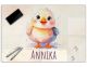 Schreibtischunterlage personalisiert mit Namen | Ente | stabile, abwischbare Schreibunterlage für Kinder Acrylglas Kunststoff