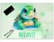 Schreibtischunterlage personalisiert mit Namen | Schildkröte | stabile, abwischbare Schreibunterlage für Kinder Acrylglas Kunststoff