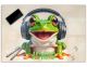 Schreibtischunterlage personalisiert mit Namen | Frosch | stabile, abwischbare Schreibunterlage mit lustigen Tieren für Kinder Acrylglas Kunststoff