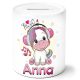 timalo® Coole Spardose personalisiert mit Namen | Personalisierbares Geschenk Sparschwein für Kinder Geschenkidee | Einhorn
