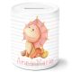 timalo® Dino Spardose personalisiert mit Namen | Personalisierbares Geschenk Sparschwein für Kinder Süße Dinosaurier Motive Geschenkidee  | Dino spardose-dino-5
