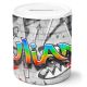 timalo® Gamer Spardose personalisiert mit Namen | Personalisierbares Gaming Geschenk Sparschwein Geschenkidee | Graffiti bunt | spardose-gamer-31