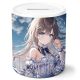 timalo® Gamer Spardose personalisiert mit Namen | Personalisierbares Gaming Geschenk Sparschwein Geschenkidee | Manga Mädchen | spardose-gamer-43
