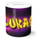 timalo® Gamer Spardose personalisiert mit Namen | Personalisierbares Gaming Geschenk Sparschwein Geschenkidee | Graffiti pink | spardose-gamer-52