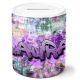 timalo® Gamer Spardose personalisiert mit Namen | Personalisierbares Gaming Geschenk Sparschwein Geschenkidee | Graffiti Mädchen | spardose-gamer-54