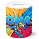 timalo® Kinder Spardose personalisiert mit Namen | Personalisierbares Geschenk Sparschwein Keramik Geschenkidee | Comic Style Jungen | spardose-gamer-56