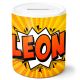 timalo® Kinder Spardose personalisiert mit Namen | Personalisierbares Geschenk Sparschwein Keramik Geschenkidee | Comic Style | spardose-gamer-58