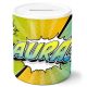 timalo® Kinder Spardose personalisiert mit Namen | Personalisierbares Geschenk Sparschwein Keramik Geschenkidee | Comic Style | spardose-gamer-60