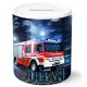 timalo® Kinder Spardose personalisiert mit Namen | Personalisierbares Geschenk Sparschwein Feuerwehr Geschenkidee für Jungen | spardose-kind-14