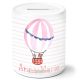 timalo® Coole Spardose personalisiert mit Namen | Personalisierbares Geschenk Sparschwein für Kinder Tiere Geschenkidee | Ballon spardose-t-32