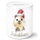 timalo® Spardose Weihnachten personalisiert mit Namen | Personalisierbares Geschenk Sparschwein für Kinder Nikolaus Tiere Geschenkidee | Quoka spardose-tx-10