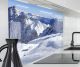 Spritzschutz Wand für Herd, Küche Küchenrückwand Glasoptik | Acryl Glas 2mm | Glasrückwand Acrylglas Wandpaneele Rückwandschutz Platte | Berge Schnee Zugspitze