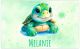 Bild für die Wand Kinderzimmer Süße Tiere Boho Aquarell Jungen und Mädchen Zimmer Wandbild | Motiv Schildkröte Poster