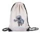 timalo® Kinder Turnbeutel personalisiert mit Namen | Sportbeutel bedruckt | Kindergarten und Schule Stoffbeutel Geschenke Mädchen Jungen | Astronaut