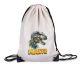 timalo® Kinder Turnbeutel personalisiert mit Namen | Sportbeutel bedruckt | Kindergarten und Schule Stoffbeutel Geschenke Mädchen Jungen | Dinosaurier