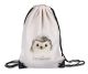 timalo® Kinder Turnbeutel personalisiert mit Namen | Sportbeutel bedruckt | süße Tiermotive | Kindergarten Stoffbeutel Geschenke Mädchen Jungen | 11- Igel