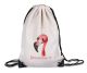 timalo® Kinder Turnbeutel personalisiert mit Namen | Sportbeutel bedruckt | süße Tiermotive | Kindergarten Stoffbeutel Geschenke Mädchen Jungen | 16- Flamingo