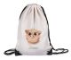 timalo® Kinder Turnbeutel personalisiert mit Namen | Sportbeutel bedruckt | süße Tiermotive | Kindergarten Stoffbeutel Geschenke Mädchen Jungen | 47- Schwein