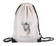 timalo® Kinder Turnbeutel personalisiert mit Namen | Sportbeutel bedruckt | süße Tiermotive | Kindergarten Stoffbeutel Geschenke Mädchen Jungen | 05- Zebra