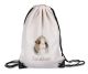 timalo® Kinder Turnbeutel personalisiert mit Namen | Sportbeutel bedruckt | süße Tiermotive | Kindergarten Stoffbeutel Geschenke Mädchen Jungen | 50- Meerschweinchen