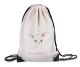 timalo® Kinder Turnbeutel personalisiert mit Namen | Sportbeutel bedruckt | süße Tiermotive | Kindergarten Stoffbeutel Geschenke Mädchen Jungen | 06- Schaf
