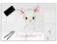 Schreibunterlage für Kinder, abwischbar, glatt und wasserfest | stabiles, hochwertiges Acrylglas, Kunststoff Tiermotive Glas Optik, Kinder Kunststoff Tiere | 06- Schaf