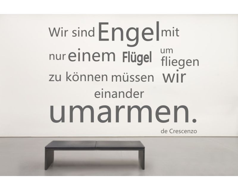 Wandtattoo 'Willkommen' – 120x35 Cm, Grau, In 40 Farben & 5 Größen Erhältlich, Selbstklebend Für Viele Oberflächen