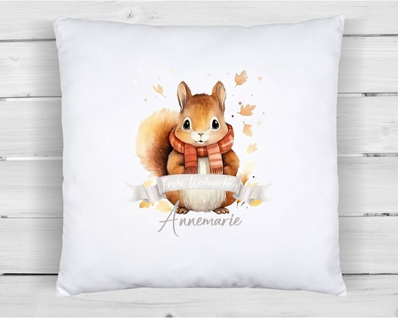timalo® Personalisiertes Kissen mit Namen Dekokissen Jungen Mädchen Kinder Weihnachtsgeschenk Kopfkissen Geschenk Weihnachten